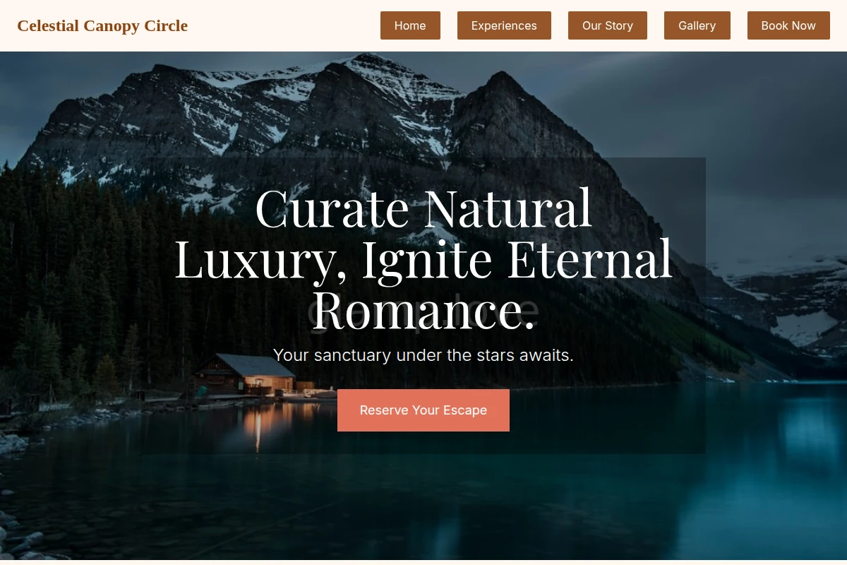 Bell-tent Nature Cabin