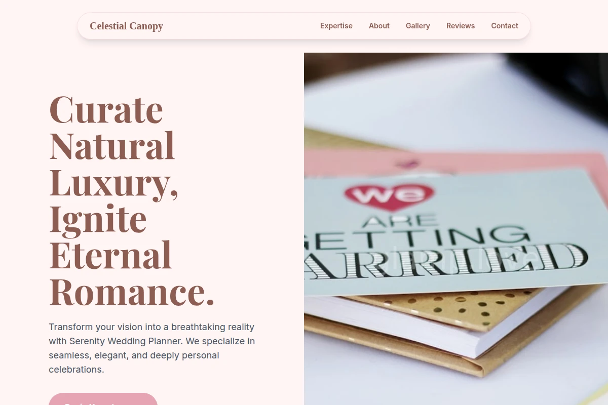 Serenity Wedding Planner