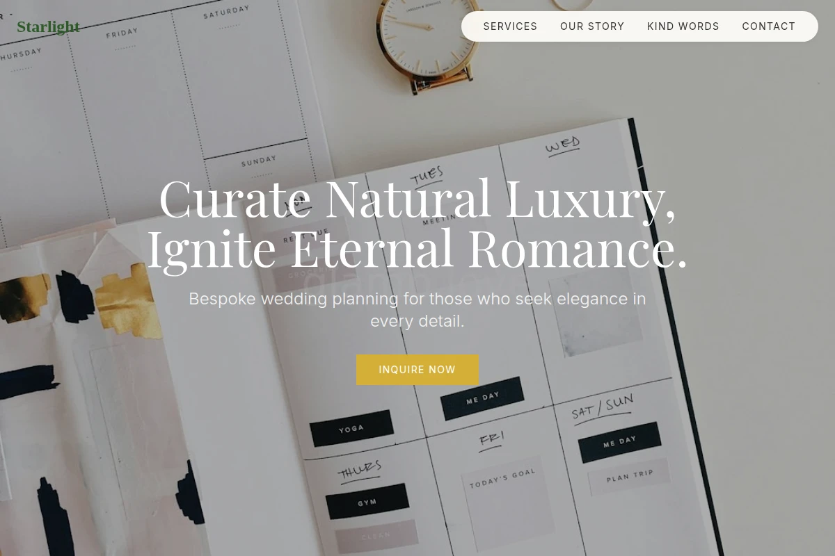 Starlight Wedding Planner