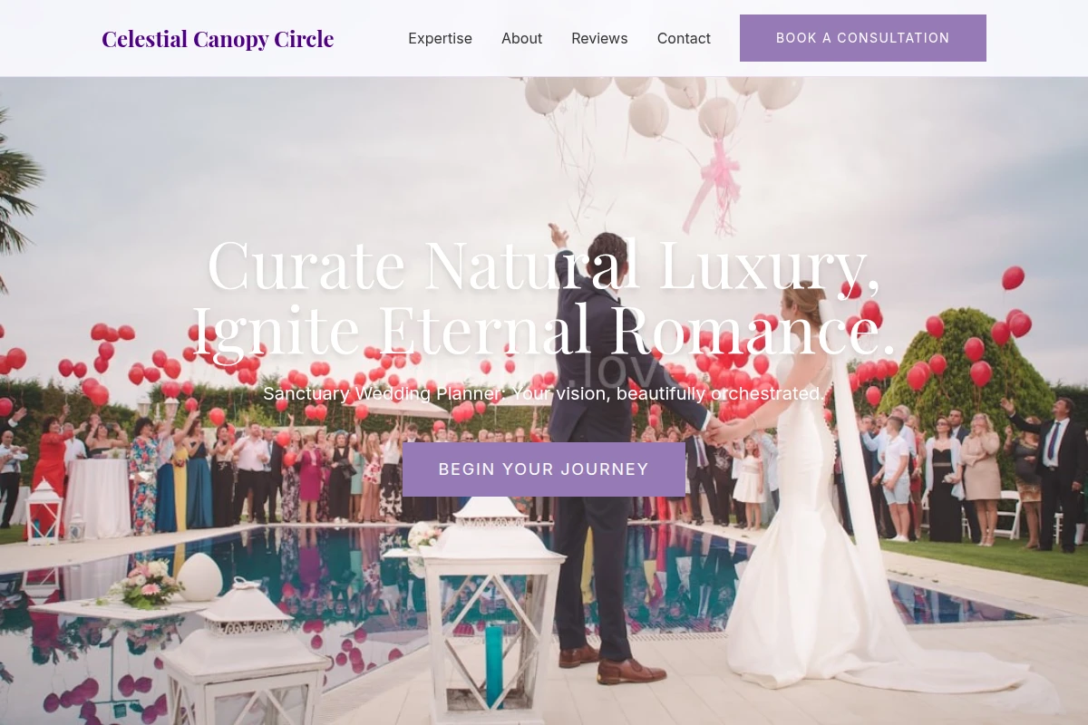 Sanctuary Wedding Planner