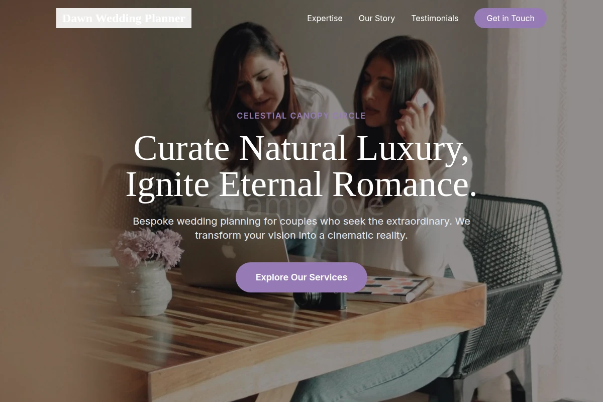 Dawn Wedding Planner