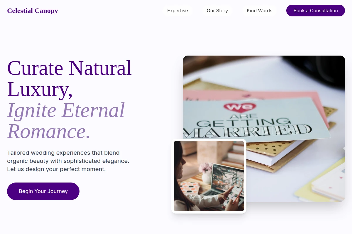 Moss Wedding Planner